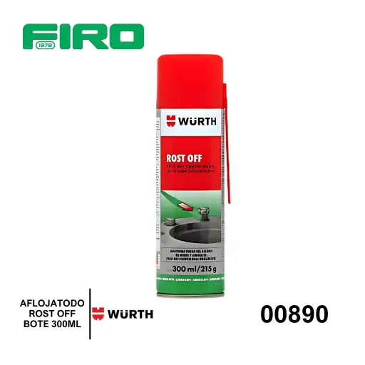 [00890] AFLOJATODO ANTI ESCURRIMIENTO ROST OFF WURTH BOTE 300ML