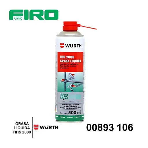 [00893 106] GRASA LIQUIDA  ADHESIVO 500ML WURTH HHS 2000