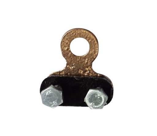 [6800632N] TERMINAL 3/8 BATERIA TORNILLO 2/0 PLACA BRONCE REFORZADA (NEGATI