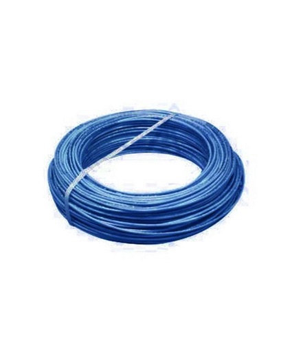 [6170115Z] CABLE PLASTICO # 14 POR (100) MTS. ROLLO AZUL AWG