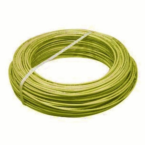 [6170111A] CABLE PLASTICO # 10 POR (100) MTS. ROLLO AMARILLO AWG
