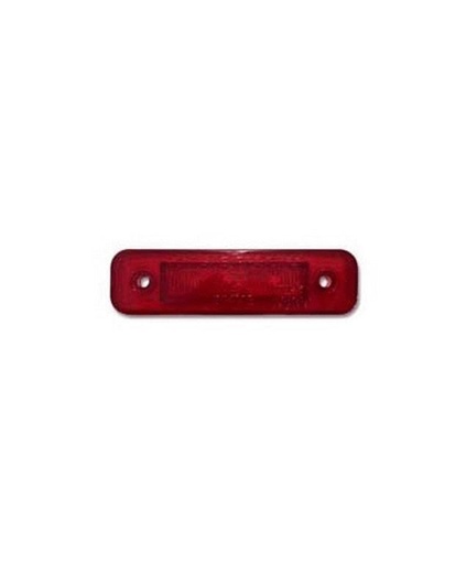 [16-24] #16-24 LUZ PLANA 1X4" 24V 6 LED ROJO = 416-24 Y 416M