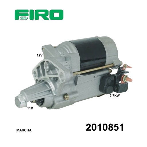 [2010851] MARCHA DENSO RAM 12V 11D ISB 07 6.7 2.7KW ==2010825 (SPV)
