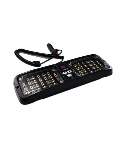 [8020768EATF] BARRA VISERA 77*36*28.5CM 96 LED 768W AMBAR 12 FUN ESTROB