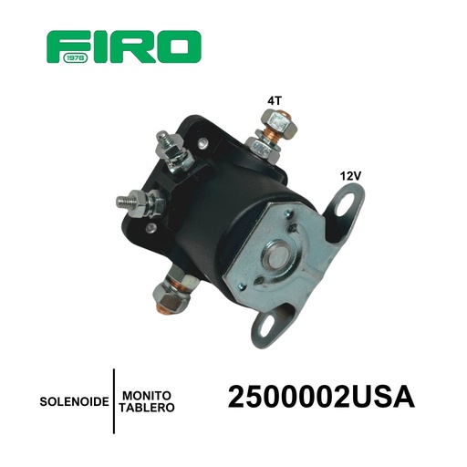 [2500002USA] SOLENOIDE 12V 4T MONITO TABLERO TIPO FORD2500001G