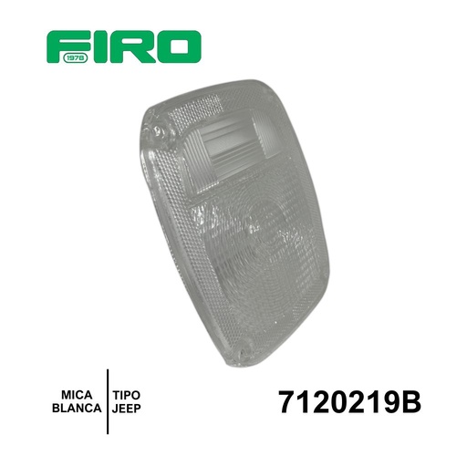 [7120219B] MICA BLANCA TIPO JEEP 405 CUADRADA
