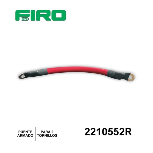 [2210552R] PUENTE ARMADO PARA 2 BAT TORN 2/0 ROJO