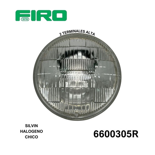 [6600305R] SILVIN H5001 REDONDO CHICO HALOGENO 2 TERMINALES ALTA