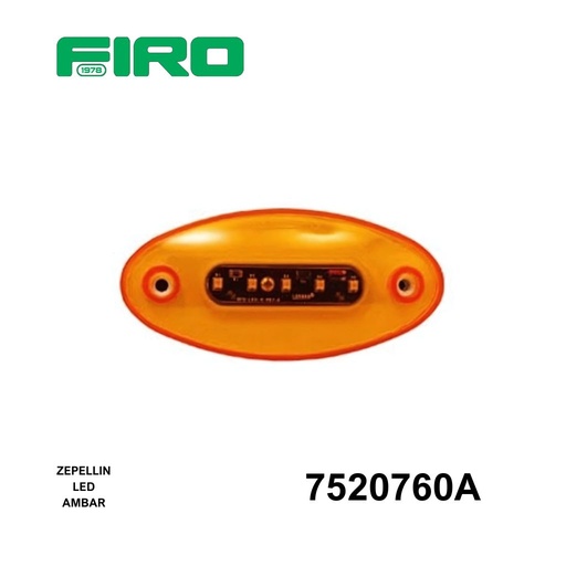 [7520760A] ZEPELLIN LEDS TIPO INTERNACIONAL AMBAR