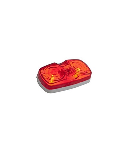 [7520120CA] PLAFON 2X4" 12V AMBAR 12 LED CON DIFUSOR TIPO HELLA=1020=752