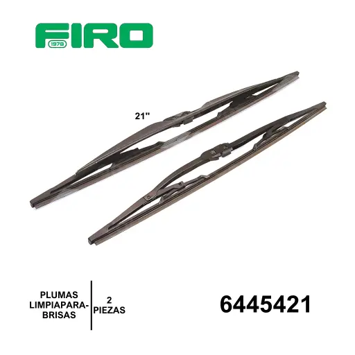 [6445421] JGO PLUMAS L/BRISAS BOSCH DE 21" (2PZ)