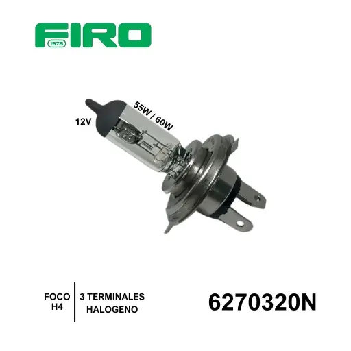 [6270320N] FOCO H4 12V 55W/60W 3T HALOGENO NEOLUX