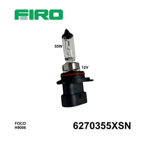 [6270355XSN] FOCO H9006 55W BASE RECTA 12V