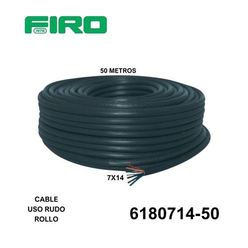 [6180714-50] CABLE USO RUDO 7X14 X (50) MTS.= (7X14)