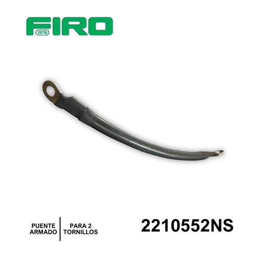 [2210552NS] PUENTE ARMADO PARA 2 BAT TORN 2/0 NEGRO