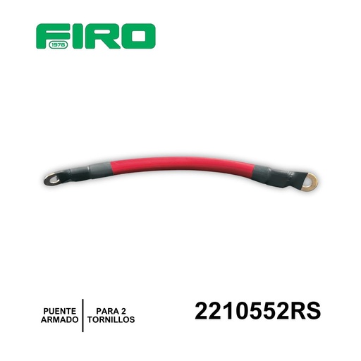 [2210552RS] PUENTE ARMADO PARA 2 BAT TORN 2/0 ROJO