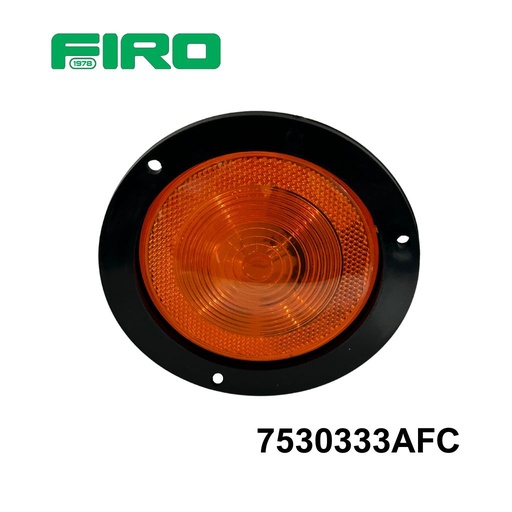 [7530333AFC] PLAFON EMBUTIDO 4" AMBAR 12V 21W  CON CANDAD=