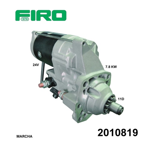 [2010819] MARCHA DENSO 24V 11D JOHN DEER 24V 11D OSRG KW 7.8 (SPV) SOB