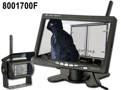 [8001700F] CAMARA VIDEO TRASERA INALAMBRICA 12V-24V 2.4 GZ. PANT 7