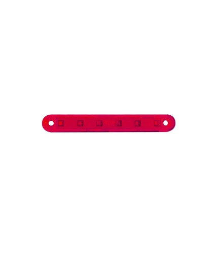 [416] LUZ PLANA 4.5" 12V 6 LED ROJO =416+10 =416+100