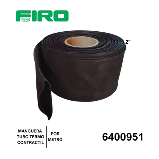 [6400951] MANGUERA TUBO TERMOCONTRACTIL 50.8MM=2"  X 1 METRO
