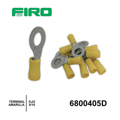 [6800405D] TERMINAL AMARILLA  OJO 5/16 (10 PSZ)=6800405           .