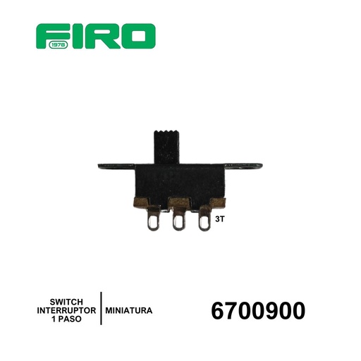 [6700900] SWITCH INTERRUPTOR 2 PASOS 3 TER. PARA PLAFONES 400 SCM-122 ****