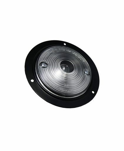 [7520573B] PLAFON EMBUTIDO 4" BLANCO 2 TORNILLOS BISEL NEGRO =7507696B