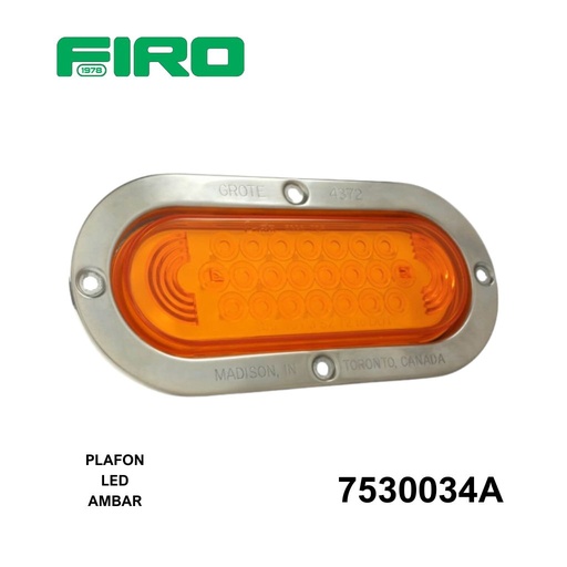 [7530034A] PLAFON GROTE LEDS SUPER NOVA S60 AMBAR