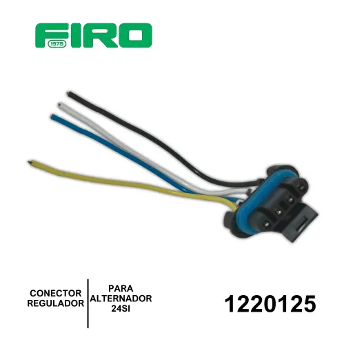 [1220125] CONECTOR REGULADOR PARA ALT. DELCO 24SI==1220123
