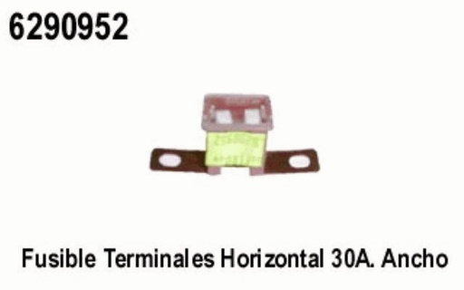 [6290952] FUSIBLE TIPO MUELA 30A TERMINALES HORIZONTALES