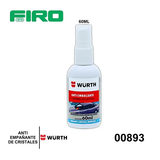 [00893] ANTIEMPAÐANTE DE CRISTALES 60ML WURTH