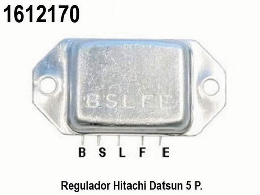 [1612170] REGULADOR HITACHI 12V 5 PINES B S L F EDATSUN IH210