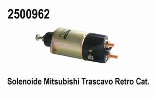 [2500962] SOLENOIDE MITSUBISHI 24V 3T OSGR CASE CATERPILLAR MONTACA
