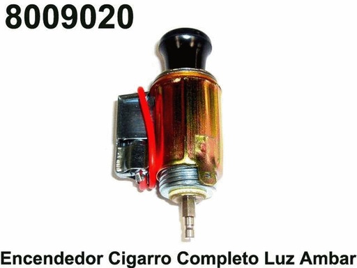 [8009020] ENCENDEDOR CIGARRO COMPLETO LUZ AZUL. =8009005