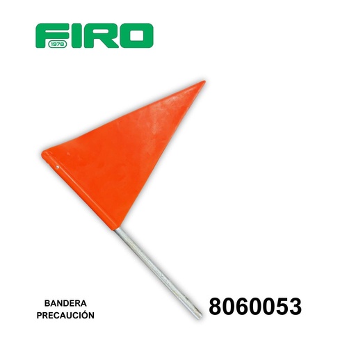 [8060053] BANDERA PRECAUCION TRIANGULO
