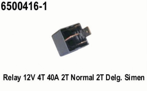 [6500416-1] RELAY 12V 4T 40A 2T NORMAL 2T GRANDE