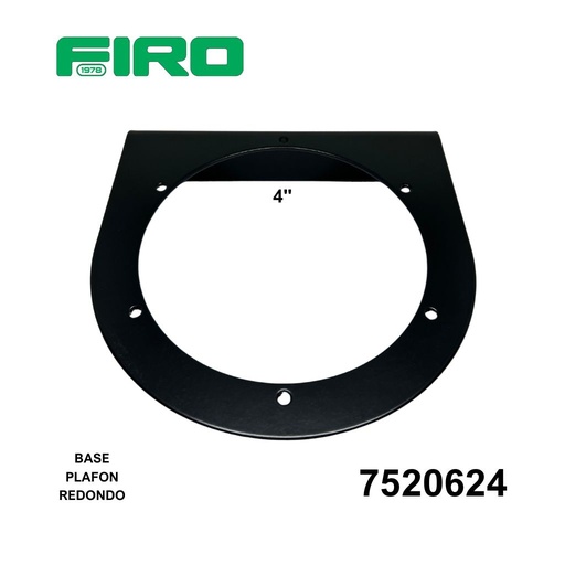 [7520624] BASE PLAFON REDONDO 4" REDONDA=8020805