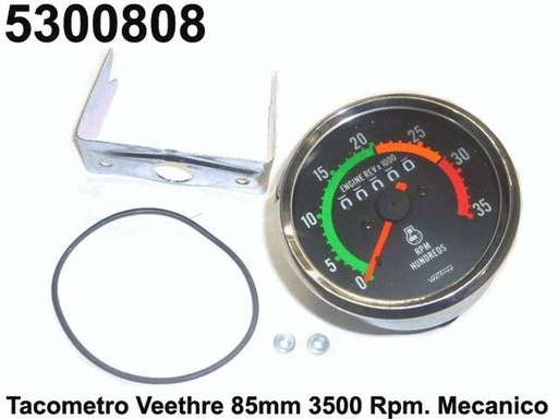 [5300808] TACOMETRO FICICO VEETHRE 85MM 3500 RPM.MECANICO