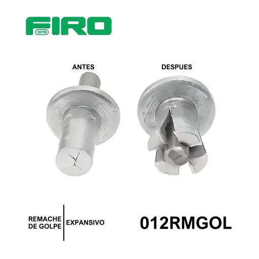 [012RMGOL] REMACHE DE GOLPE EXPANSIVO 3/16 X 1/2