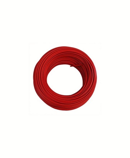 [6150005R] CABLE BATERIA # 4 POR (100) MTS ROJO ROLLO
