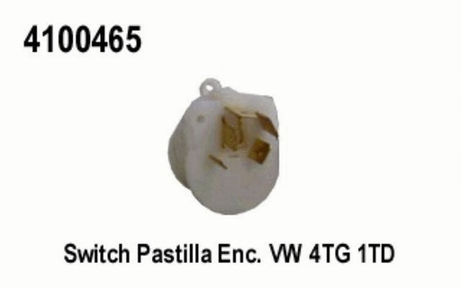 [4100465] SWITCH PASTILLA ENC. VW 4TG 1TD.