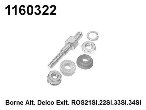[1160322] BORNE ALTERNADOR DELCO EXIT.ROS21SI 22S 33SI 34SI