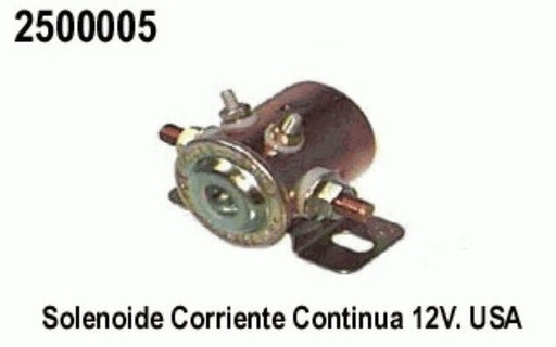 [2500005] SOLENOIDE CORRIENTE CONTINUA 12V 4T USA=2500006