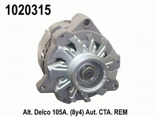 [1020315] ALTERNADOR 12V 105A 2 POSICIONES DELCO CS130