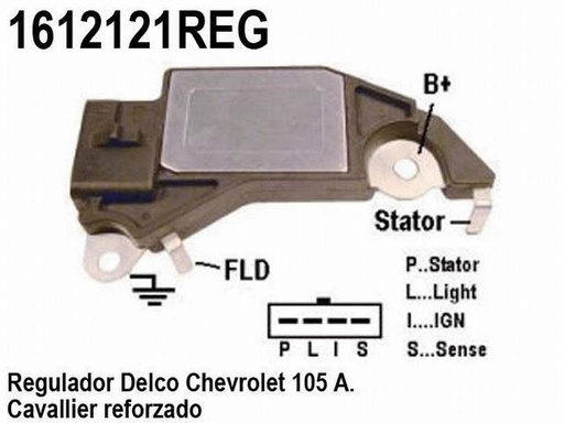 [1612121REG] REGULADOR DELCO CHEV CS130 CAVALIER REF
