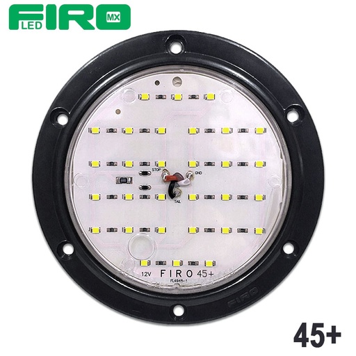 [45+] LUZ PLANA 4" 12V 5W 30 LED BLANCO REDONDO 45/45-2/45M