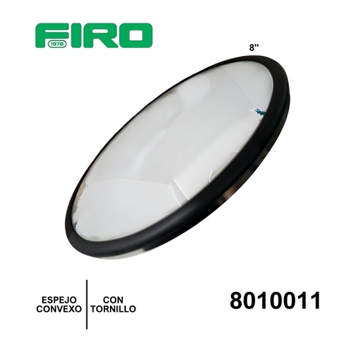 [8010011] ESPEJO CONVEXO 8" (PULGADAS) CROMADO C/TORNILLO=8010011IMP