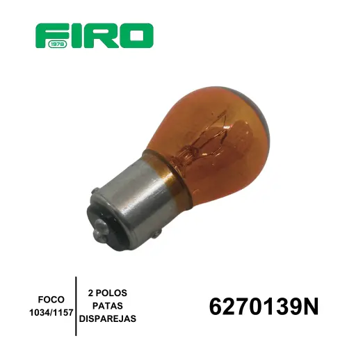 [6270139N] FOCO 1034/1157 2 POLOS P/DISPAREJAS (AMBAR)