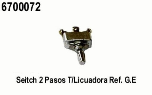 [6700072] SWITCH INTERRUPTOR 2 PASOS 3 TER. LICUADORA REFORZADO GE